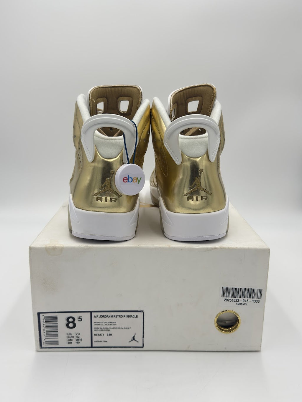 Jordan 6 Retro Pinnacle Metallic Gold