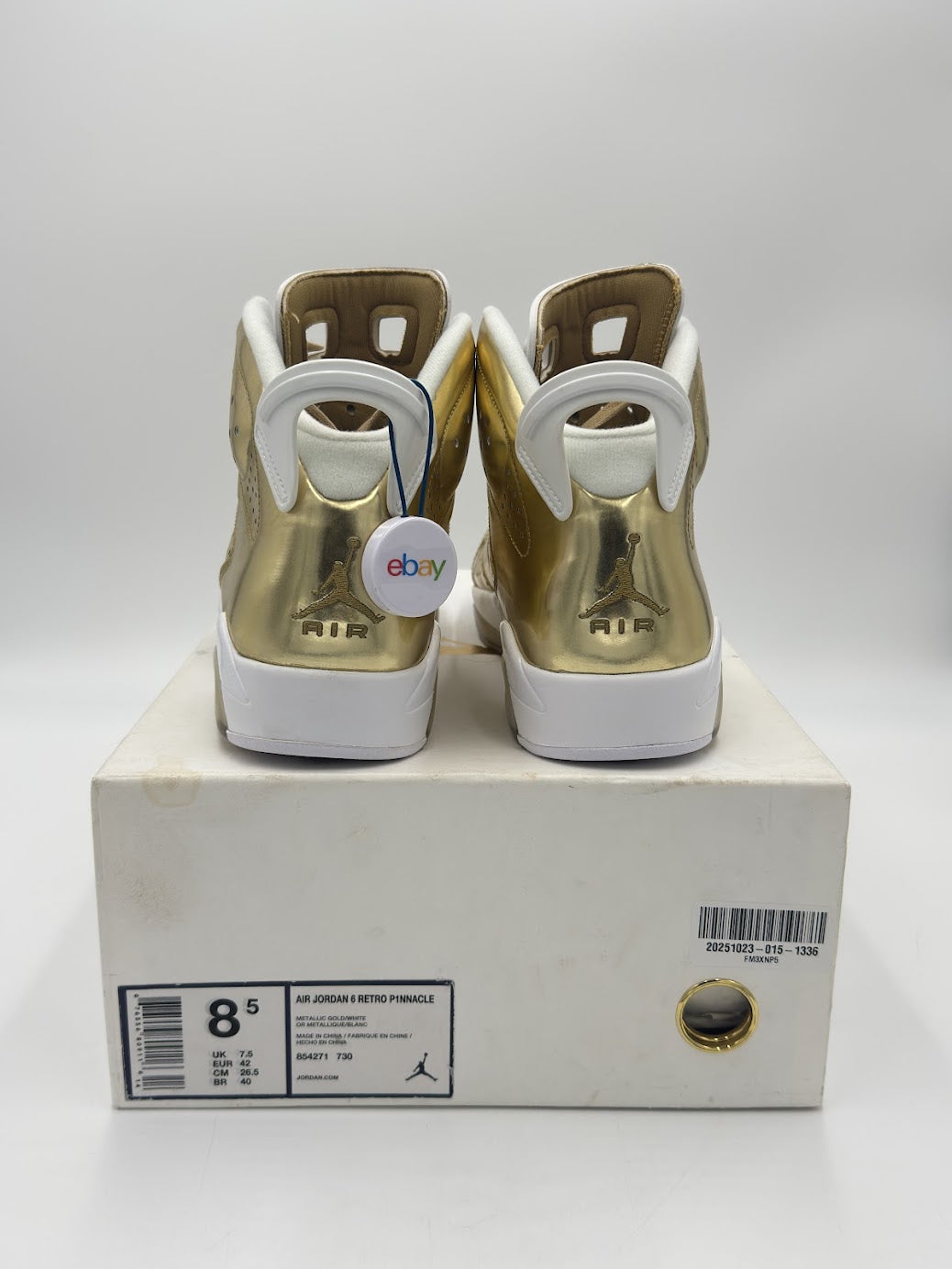 Jordan 6 Retro Pinnacle Metallic Gold