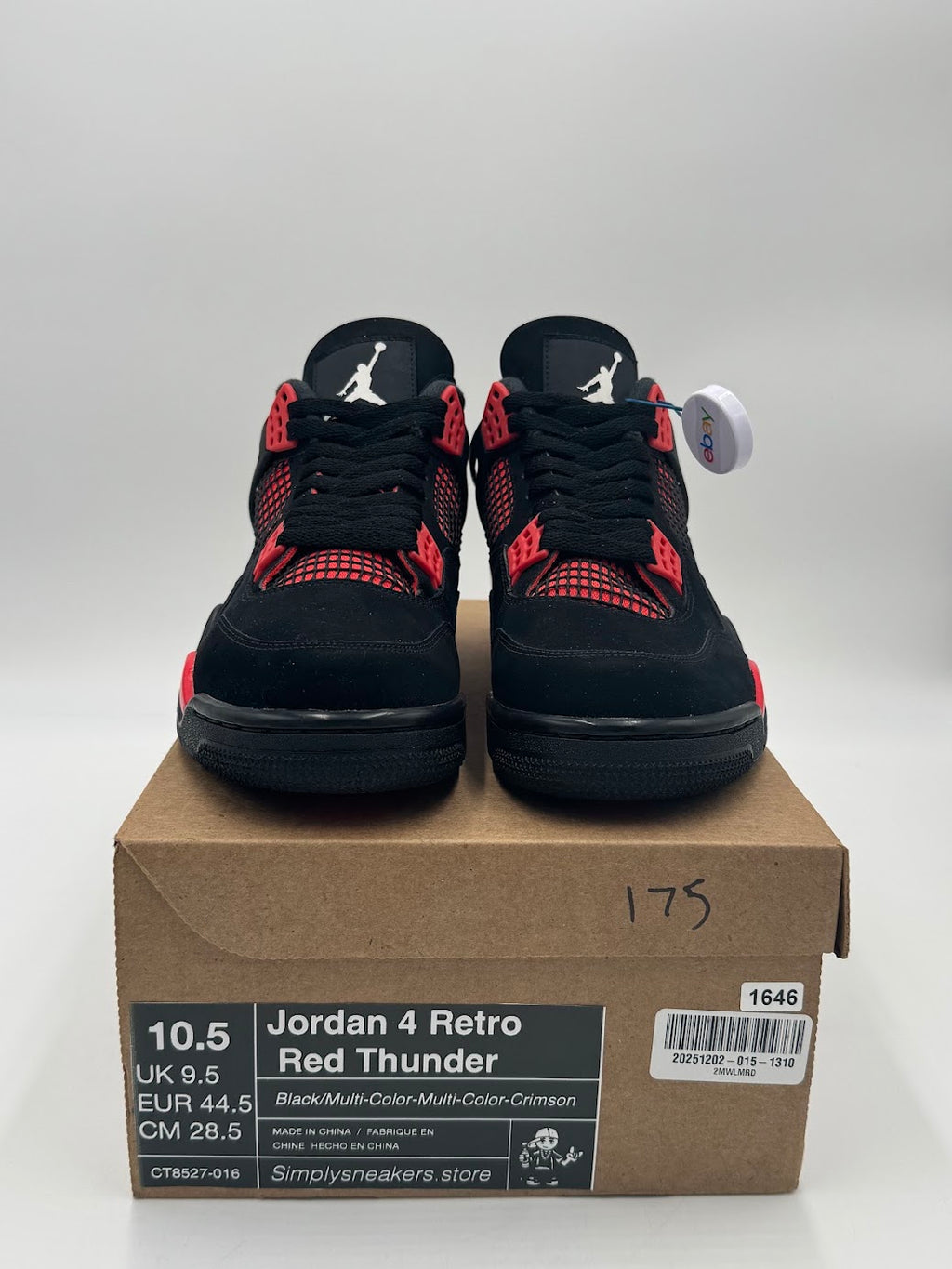 Jordan 4 Retro Red Thunder