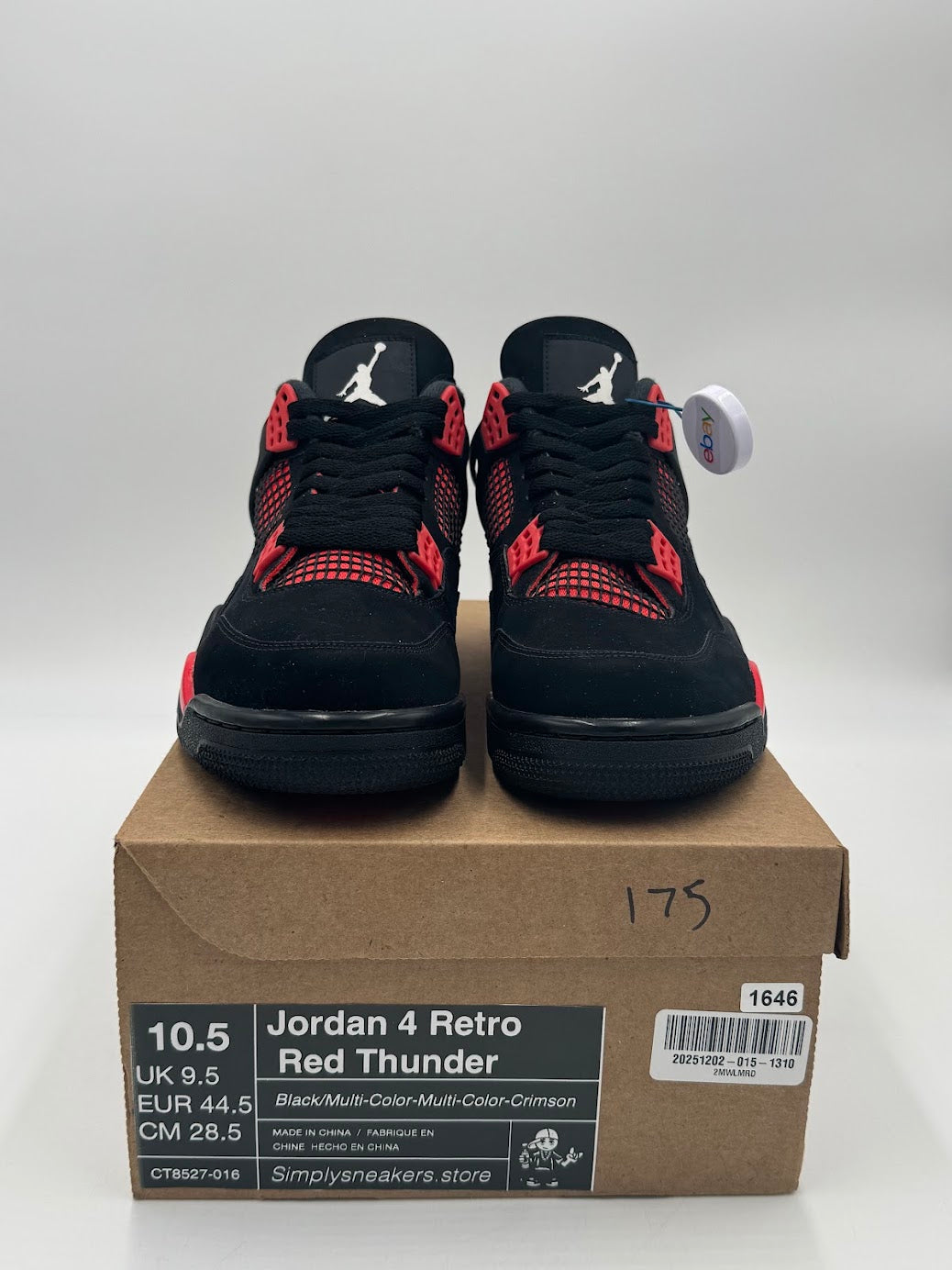 Jordan 4 Retro Red Thunder
