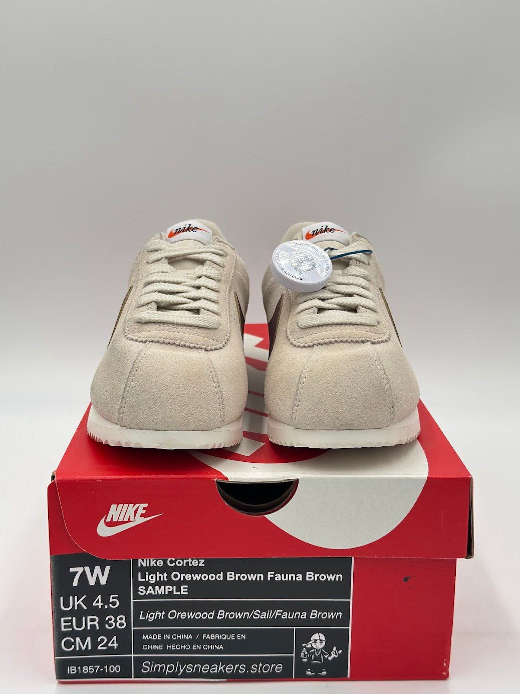 Nike Cortez Light Orewood Brown Fauna Brown SAMPLE