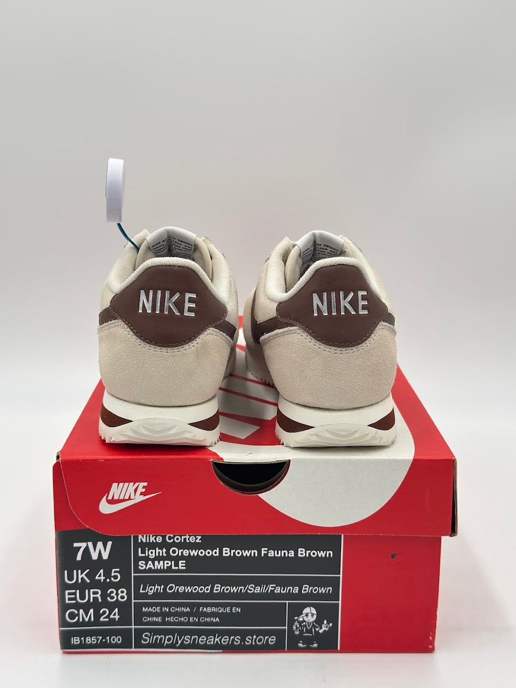 Nike Cortez Light Orewood Brown Fauna Brown SAMPLE