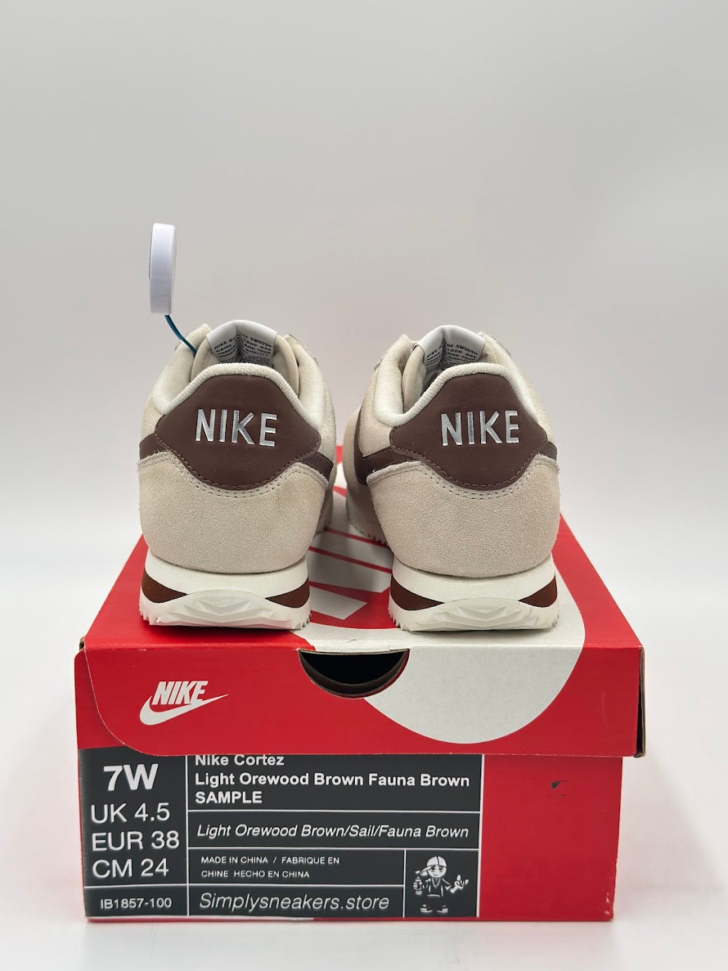 Nike Cortez Light Orewood Brown Fauna Brown SAMPLE