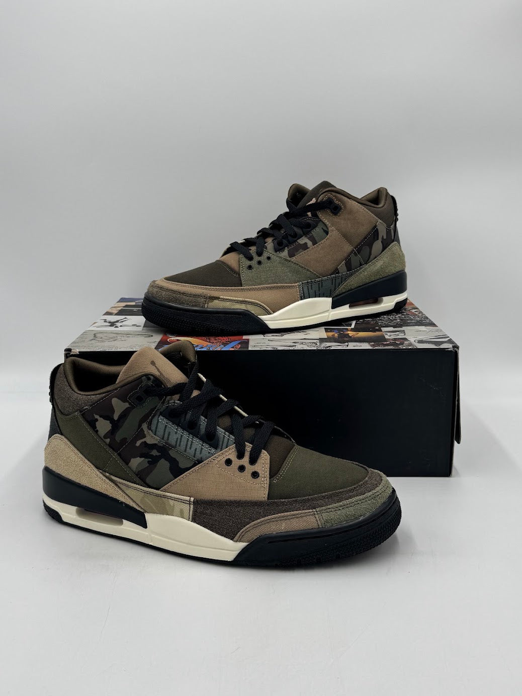 Jordan 3 Retro Patchwork Camo