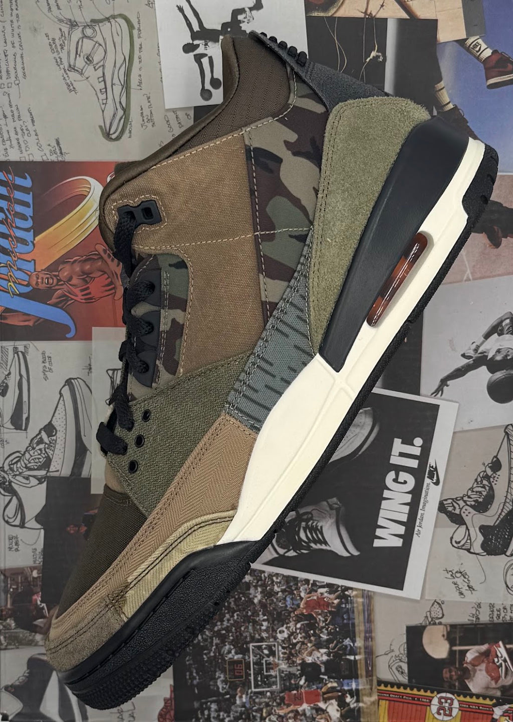 Jordan 3 Retro Patchwork Camo