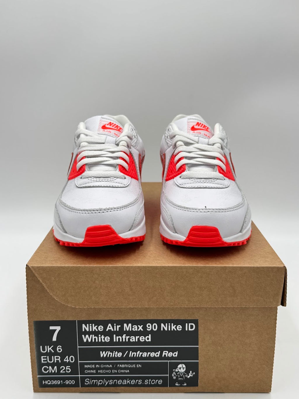 Nike Air Max 90 Nike ID – White Infrared
