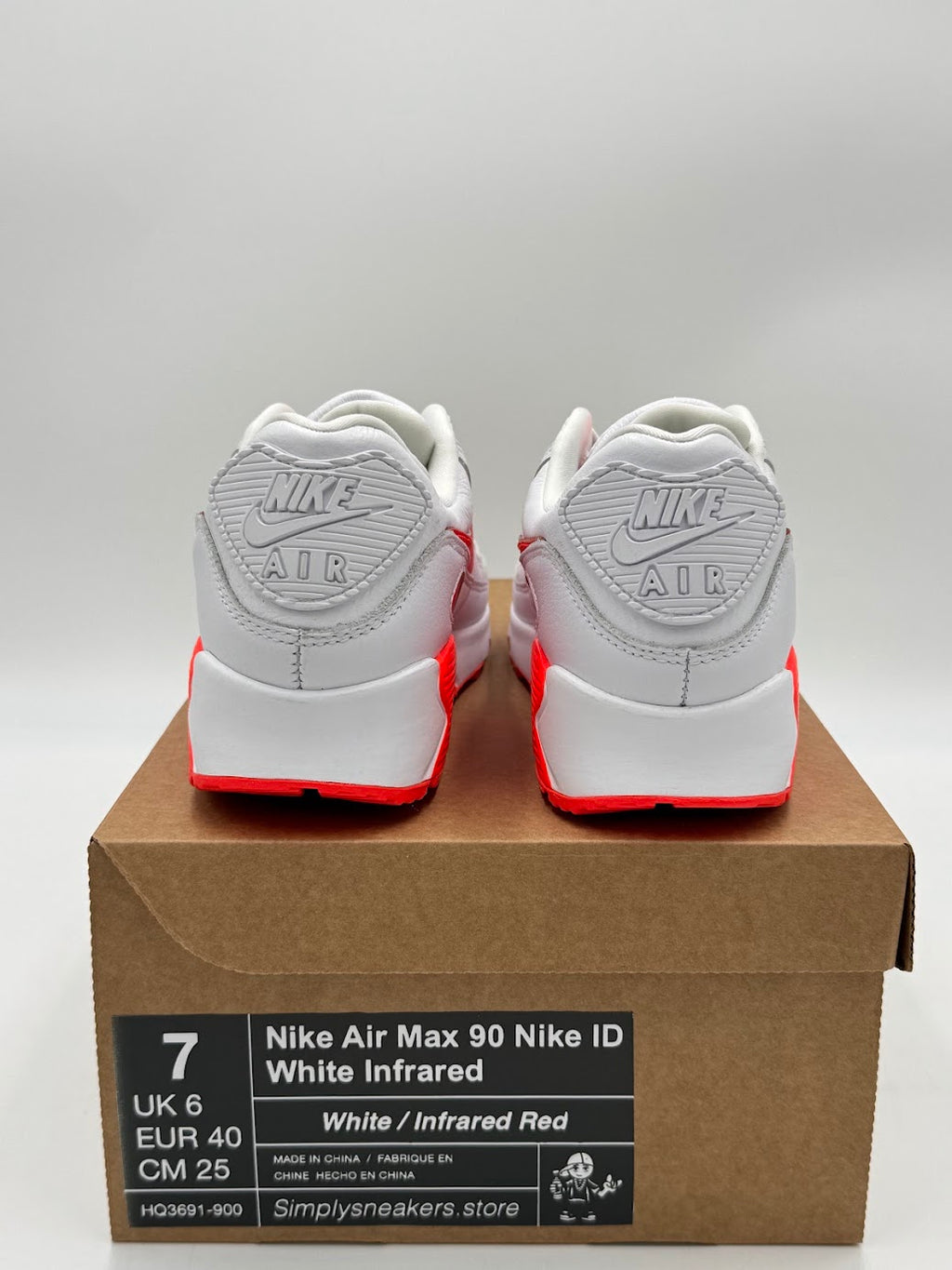Nike Air Max 90 Nike ID – White Infrared