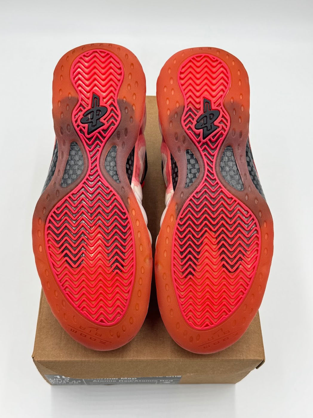 Nike Air Foamposite One Thermal Map