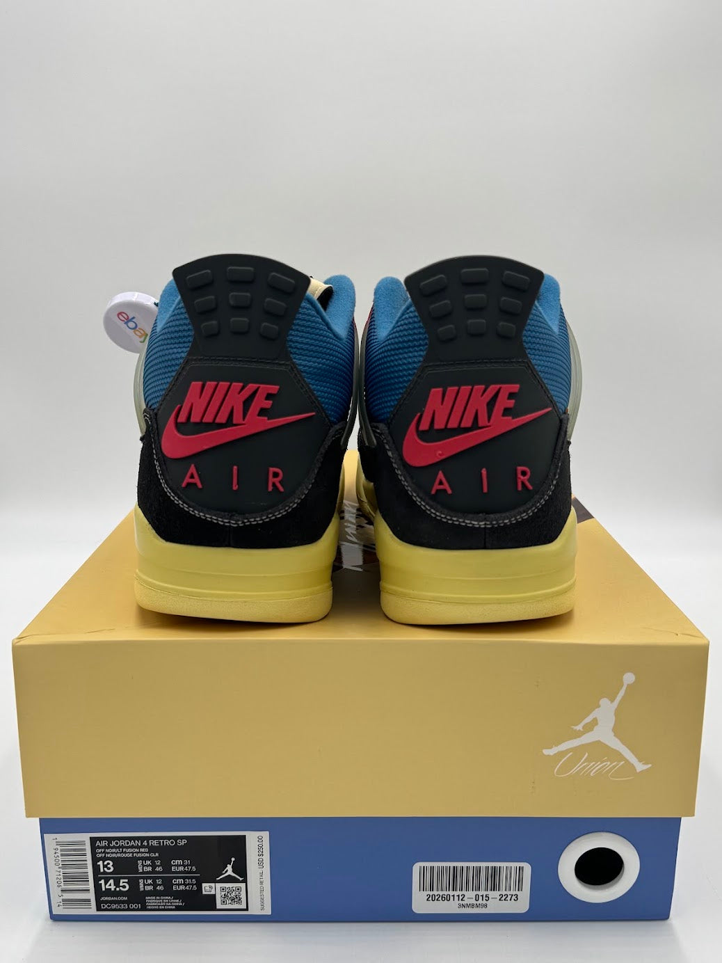 Jordan 4 Retro Union Off Noir