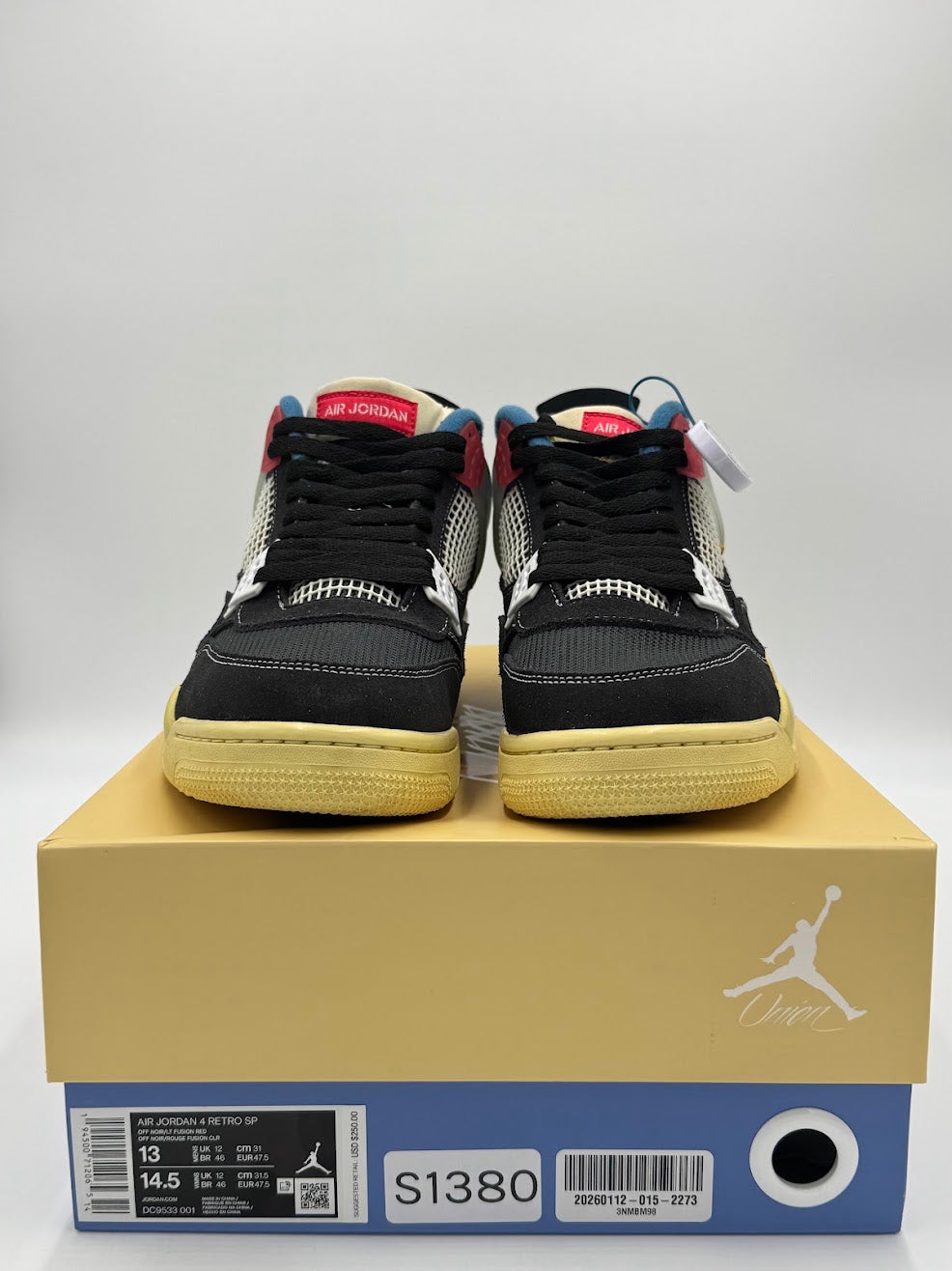 Jordan 4 Retro Union Off Noir