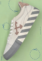 OFF-WHITE Vulc Low Canvas White Light Pink Grey