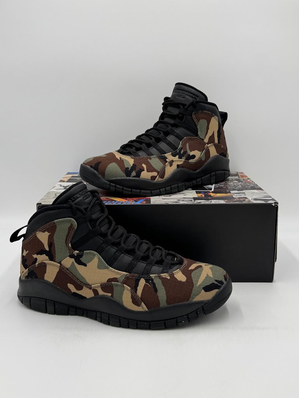 Jordan 10 Retro Woodland Camo