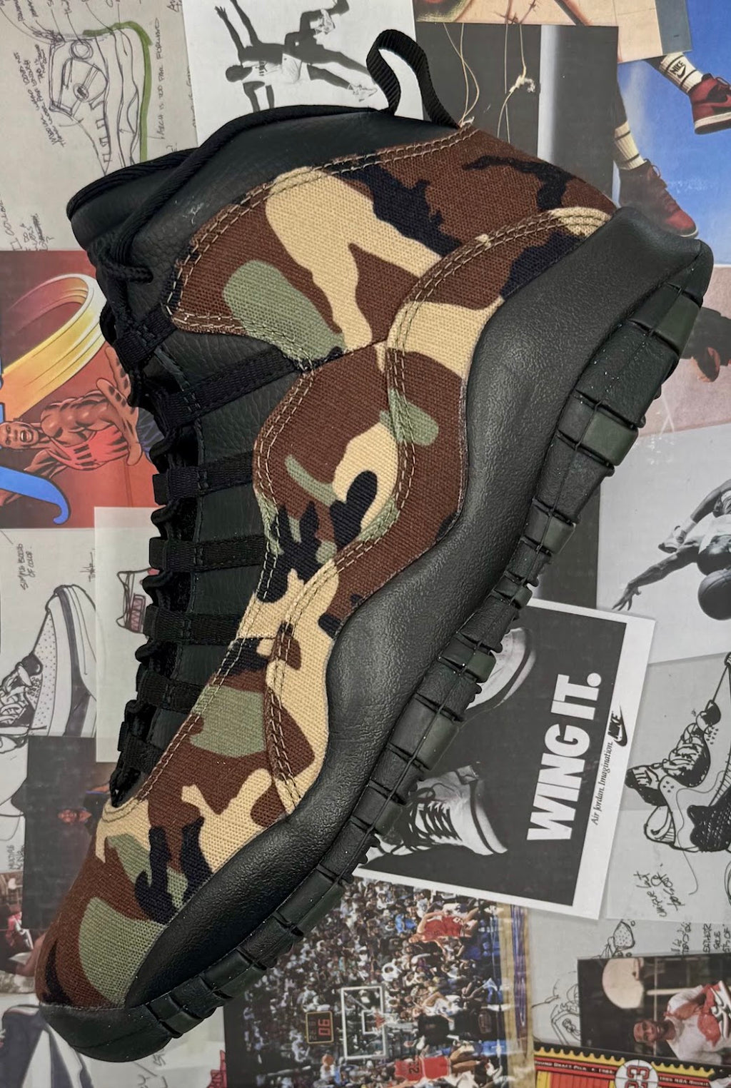 Jordan 10 Retro Woodland Camo