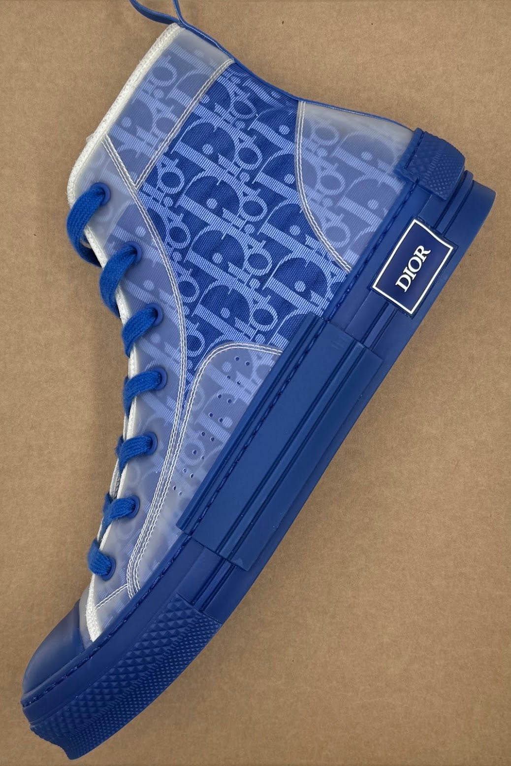 Dior B23 High Top Blue Dior Oblique Canvas
