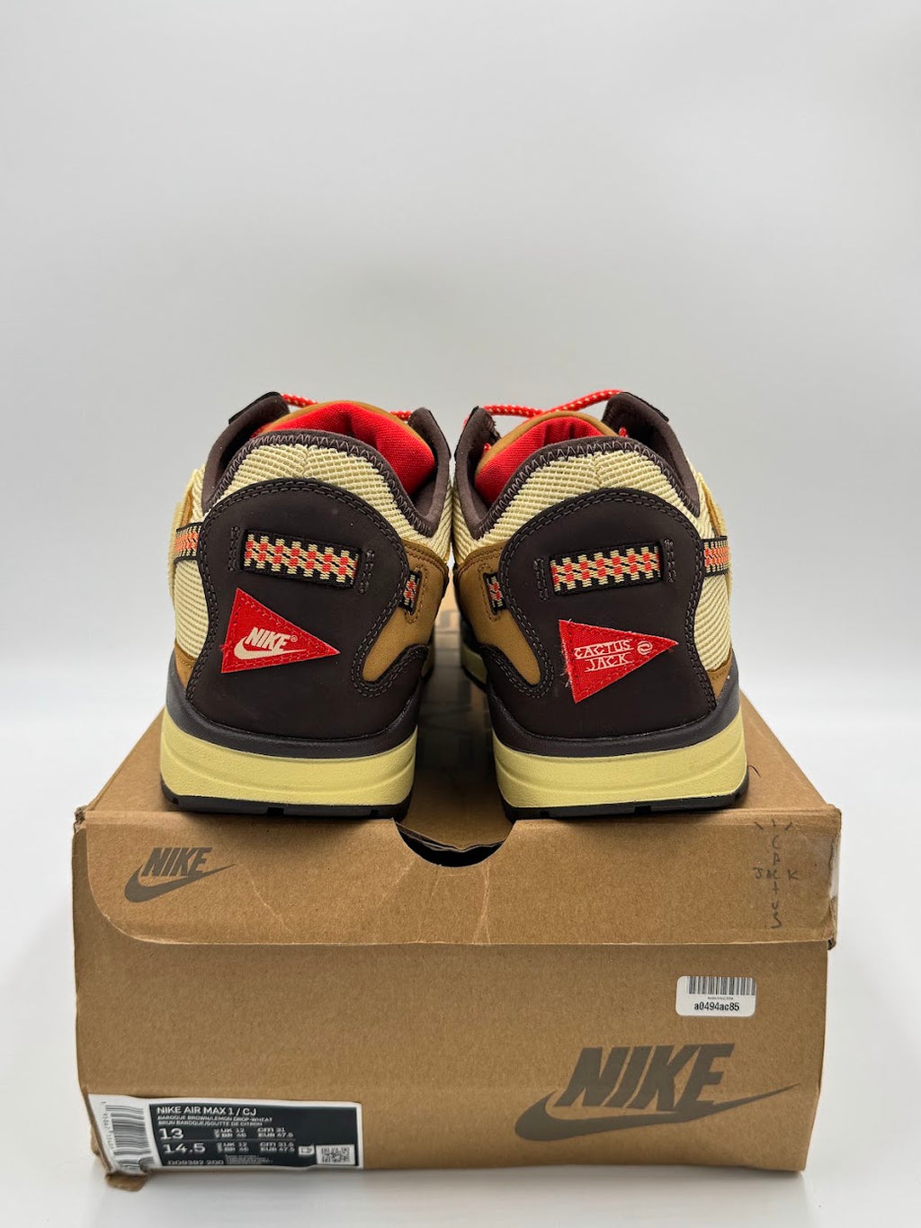 Nike Air Max 1 Travis Scott Cactus Jack Baroque Brown