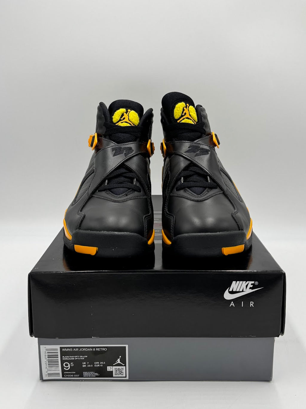 Jordan 8 Retro Taxi Yellow Black