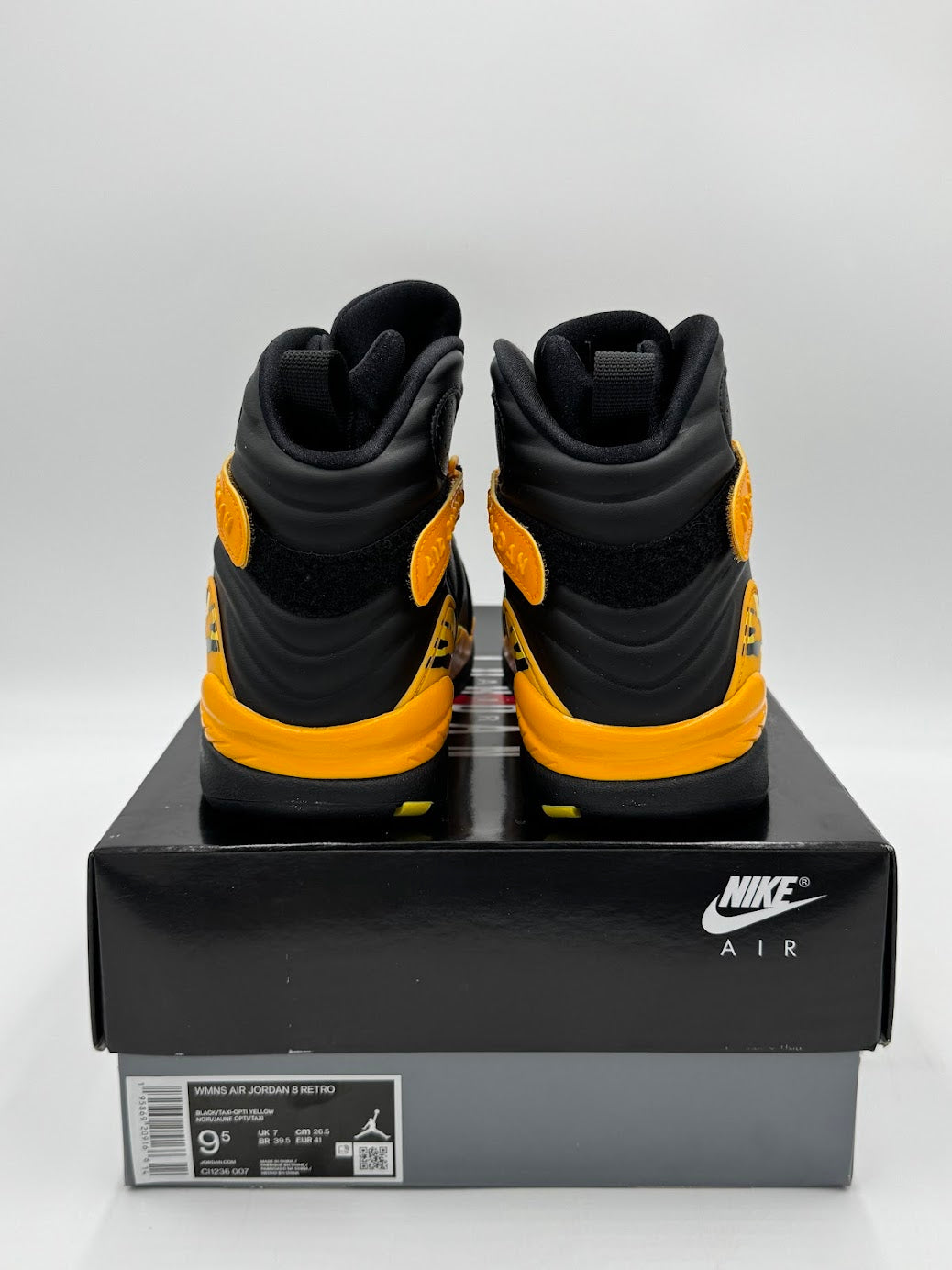 Jordan 8 Retro Taxi Yellow Black