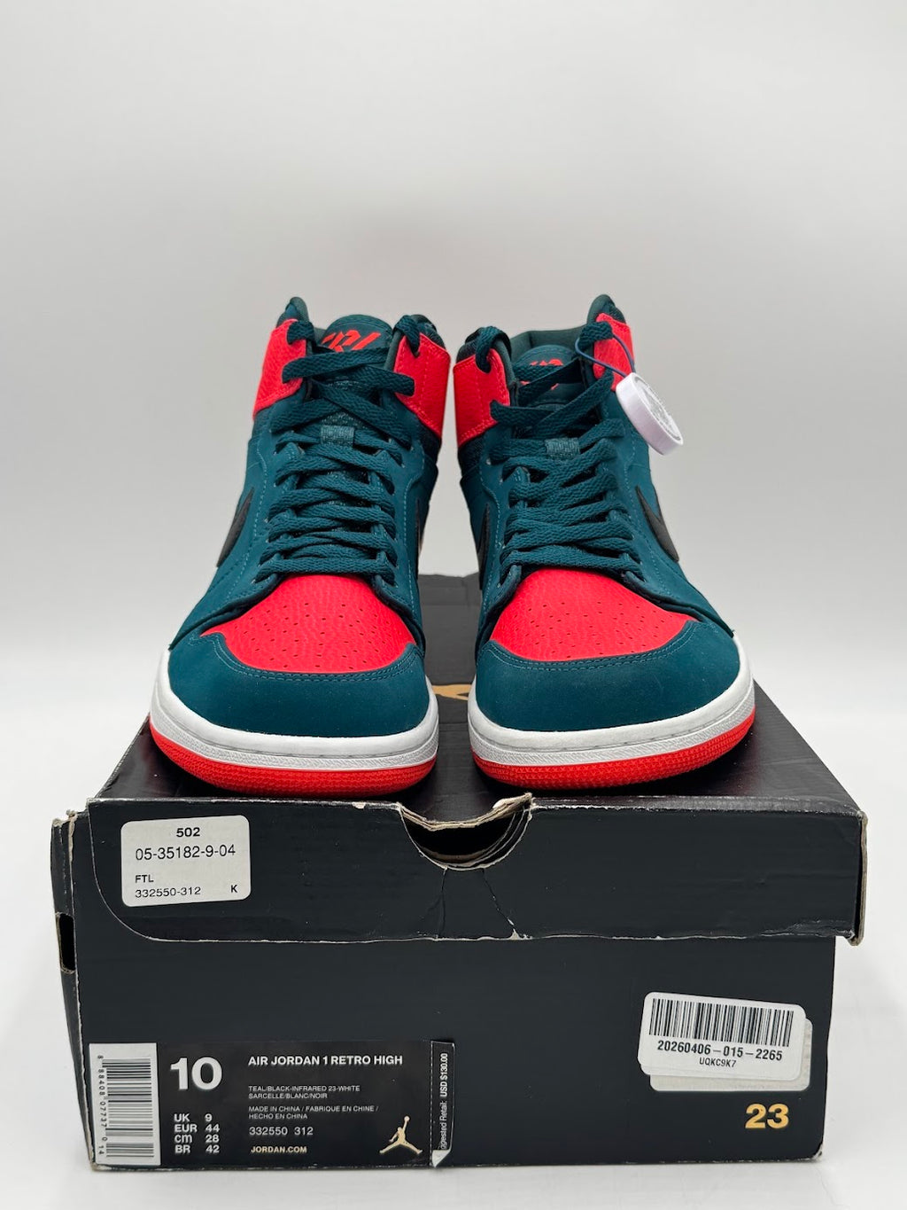 Jordan 1 Retro Russell Westbrook PE