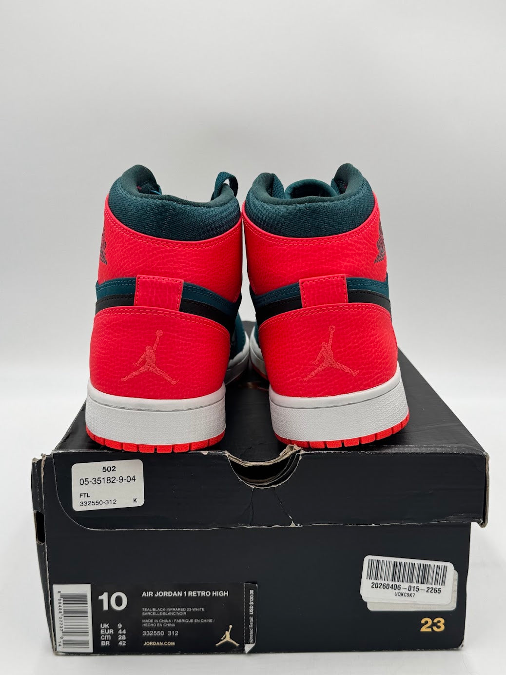 Jordan 1 Retro Russell Westbrook PE