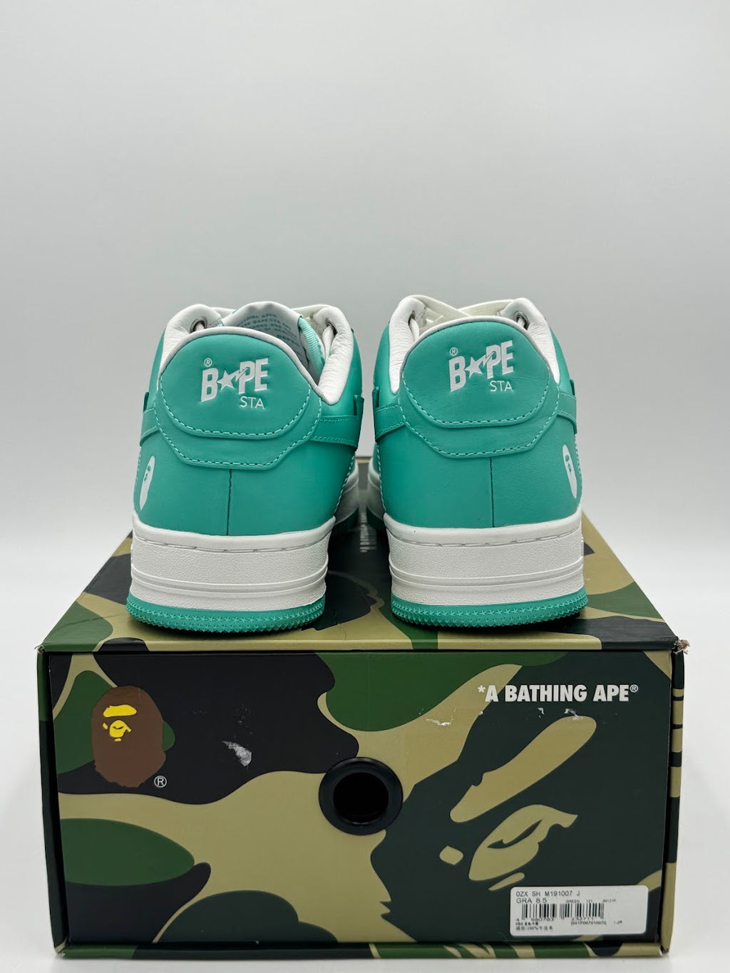 A Bathing Ape Bape Sta White Green (2022)