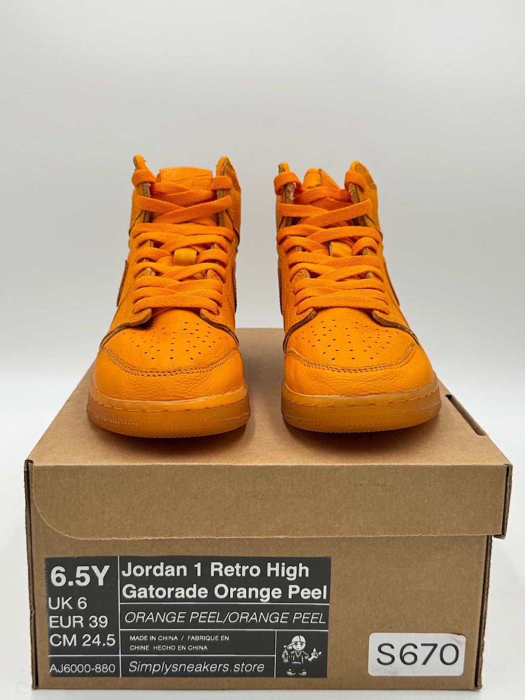 Jordan 1 Retro High Gatorade Orange Peel