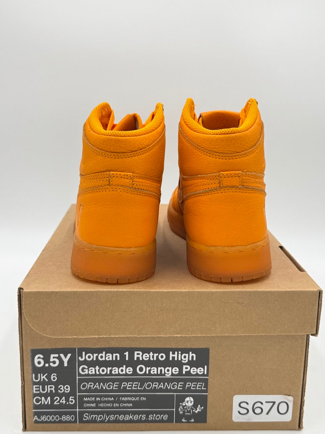 Jordan 1 Retro High Gatorade Orange Peel