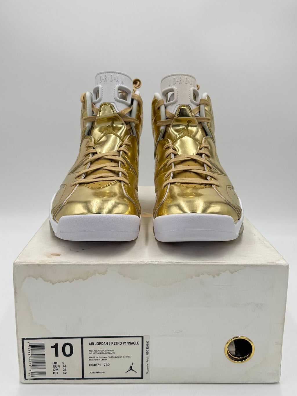 Jordan 6 Retro Pinnacle Metallic Gold