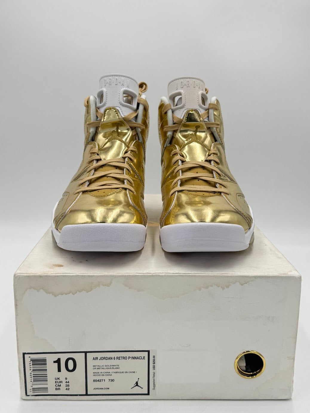 Jordan 6 Retro Pinnacle Metallic Gold
