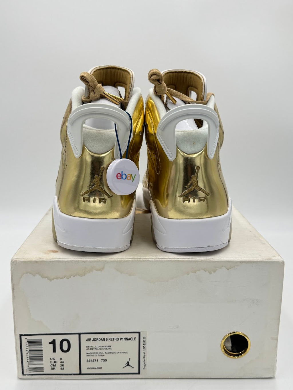 Jordan 6 Retro Pinnacle Metallic Gold