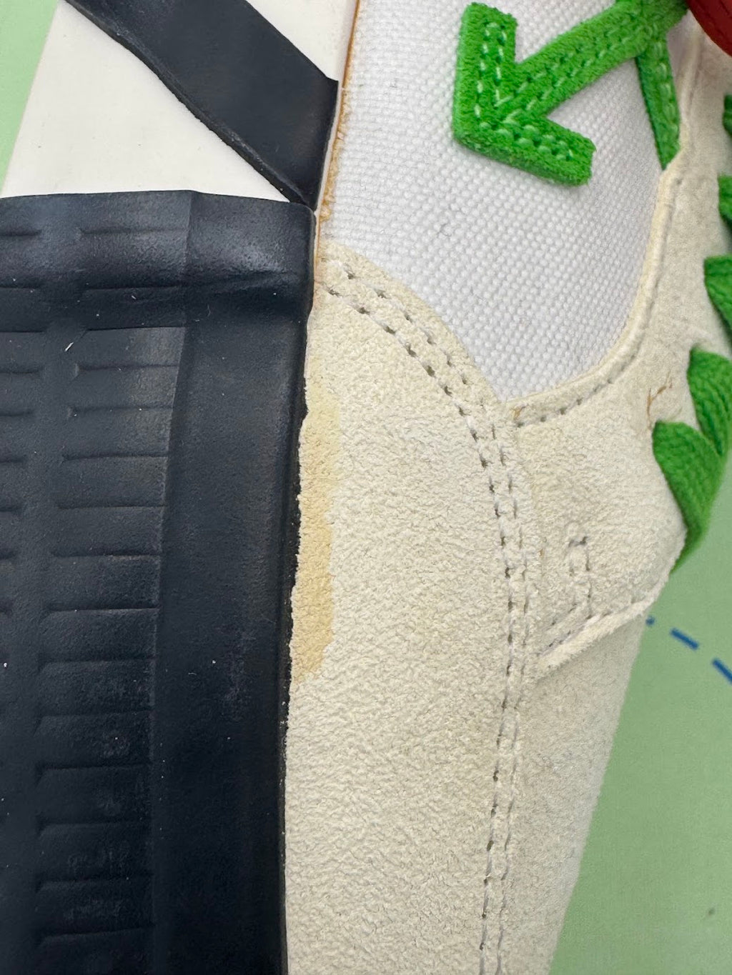 OFF-WHITE Vulc Low White Lime Green