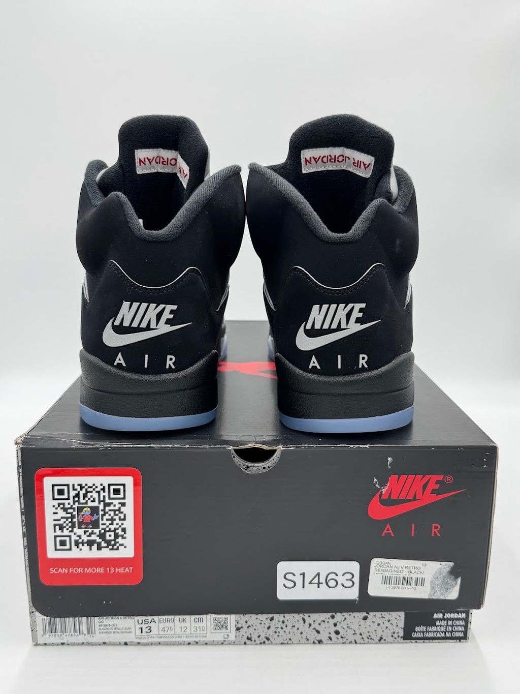 Jordan 5 Retro OG Black Metallic Reimagined