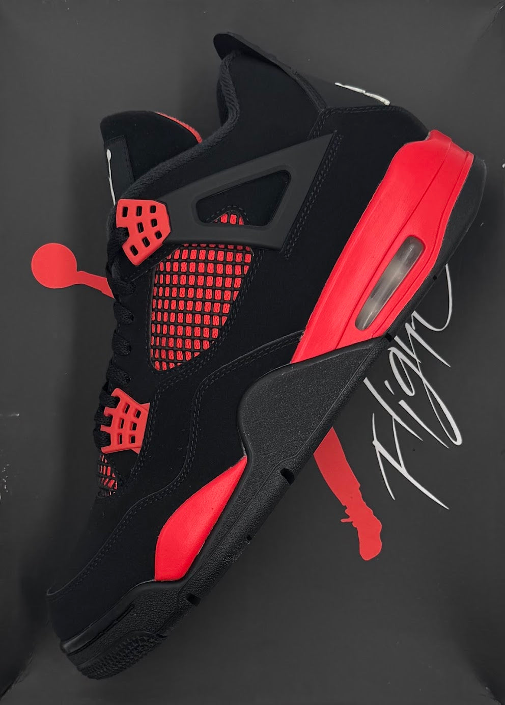 Jordan 4 Retro Red Thunder