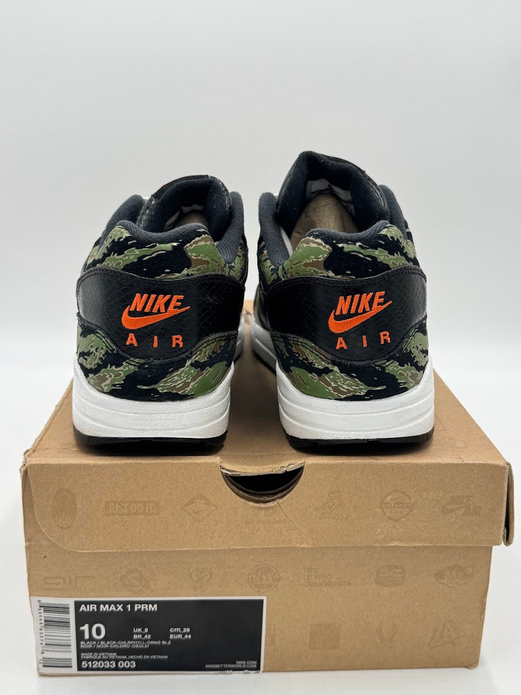 Nike Air Max 1 atmos Tiger Camo Snakeskin