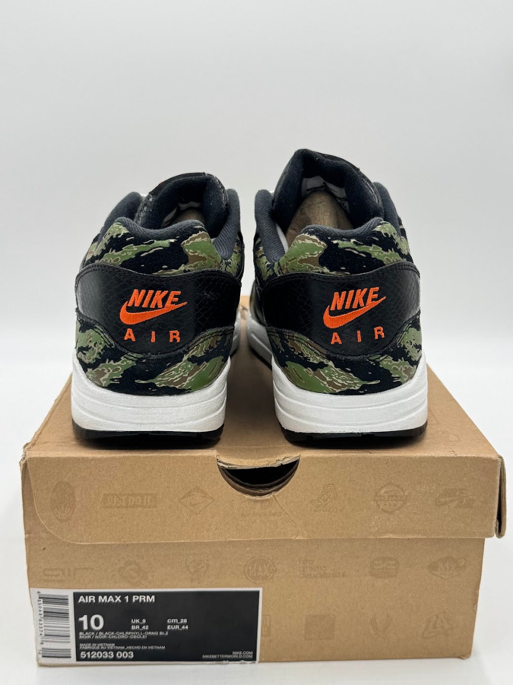 Nike Air Max 1 atmos Tiger Camo Snakeskin