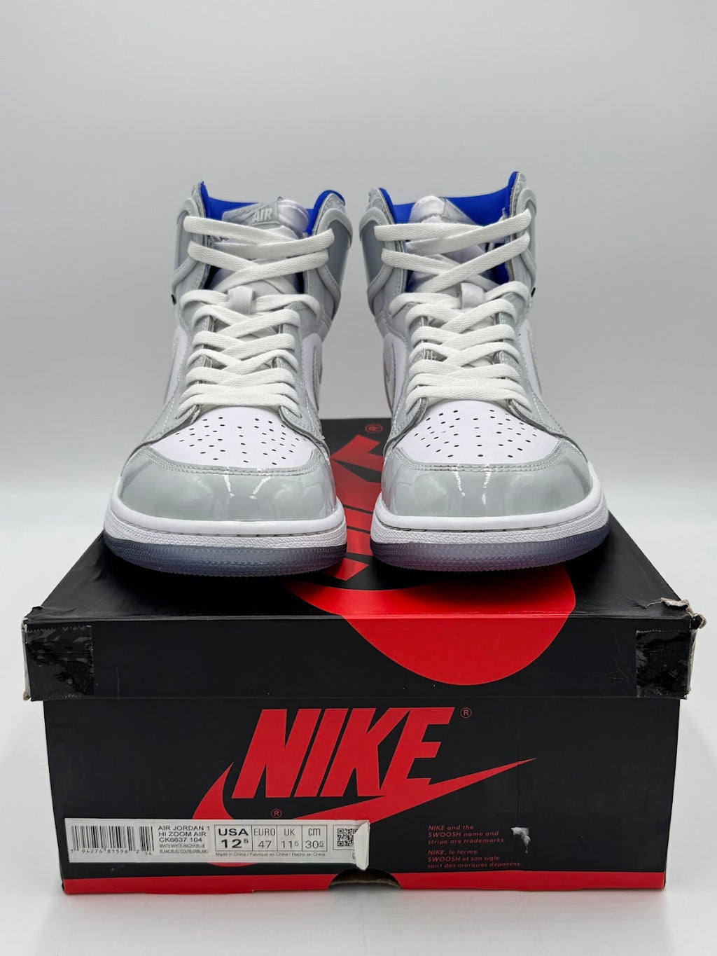 Jordan 1 Retro High Zoom White Racer Blue