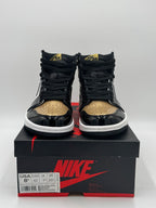 Jordan 1 Retro High NRG Patent Gold Toe