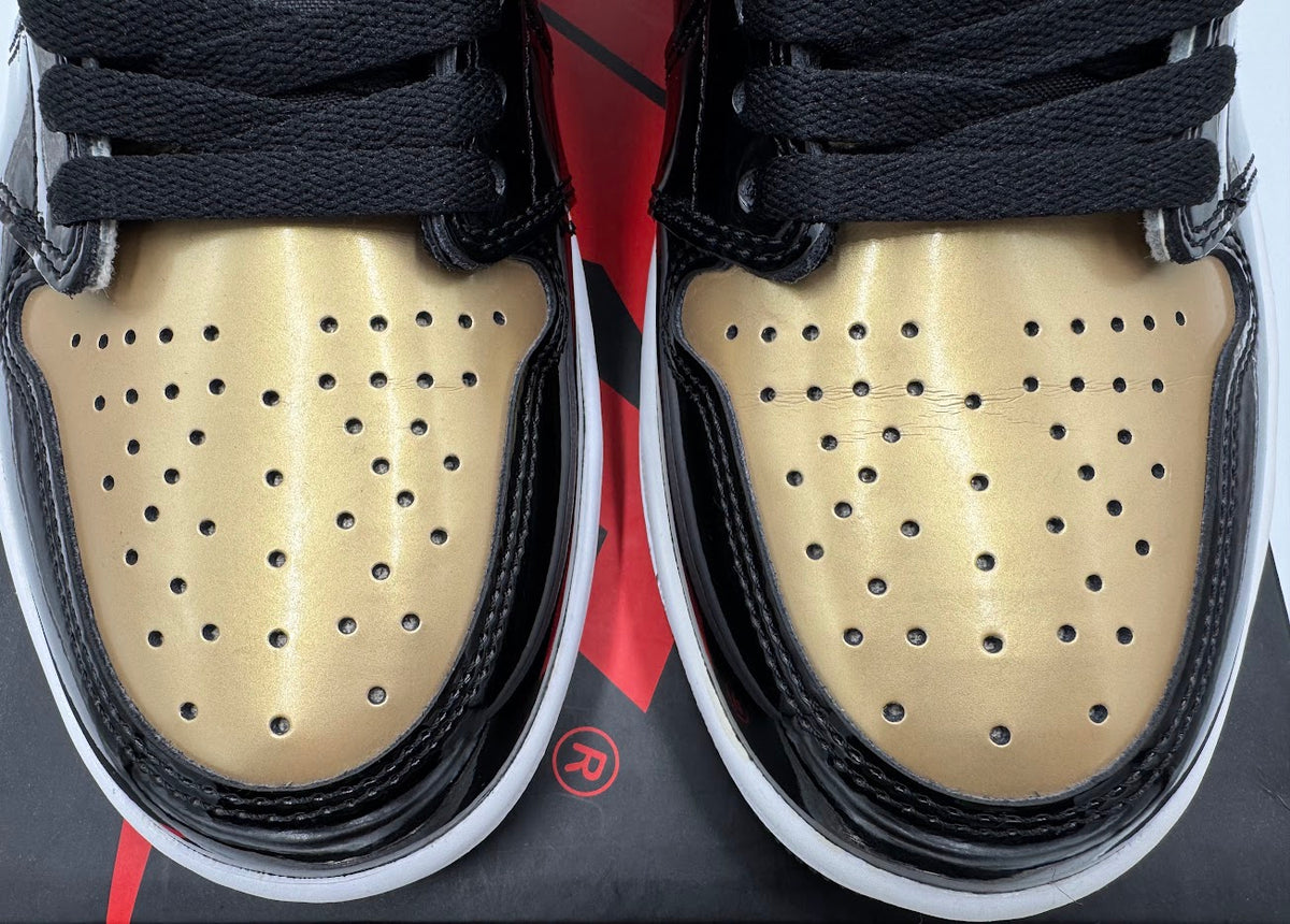 Jordan 1 Retro High NRG Patent Gold Toe
