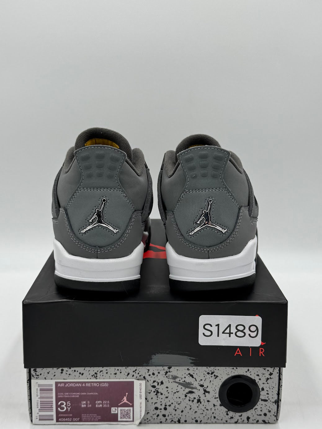 Jordan 4 Retro Cool Grey (2019) (GS)