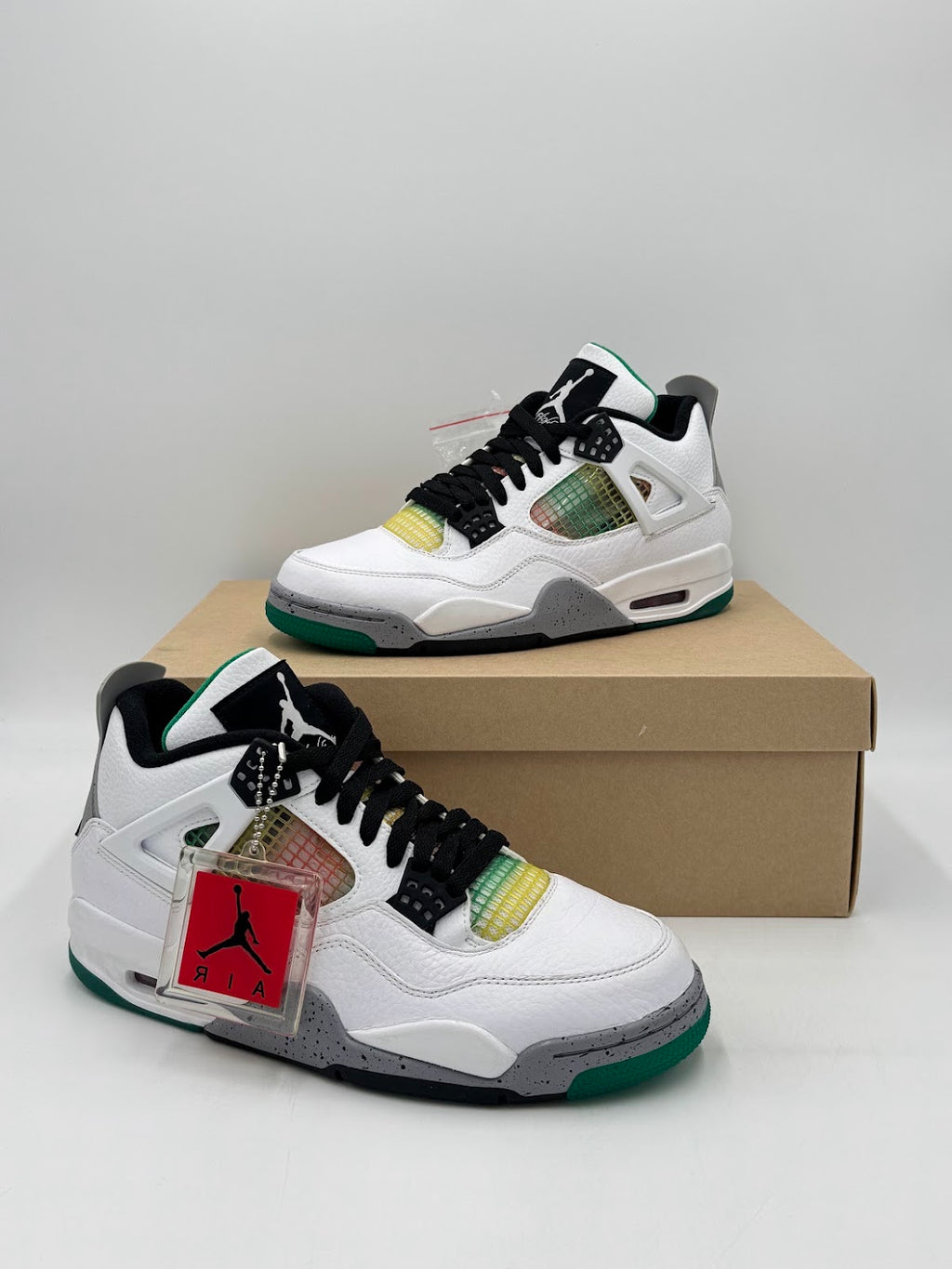 Jordan 4 Retro Lucid Green Rasta