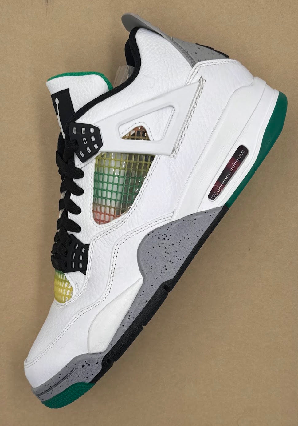 Jordan 4 Retro Lucid Green Rasta