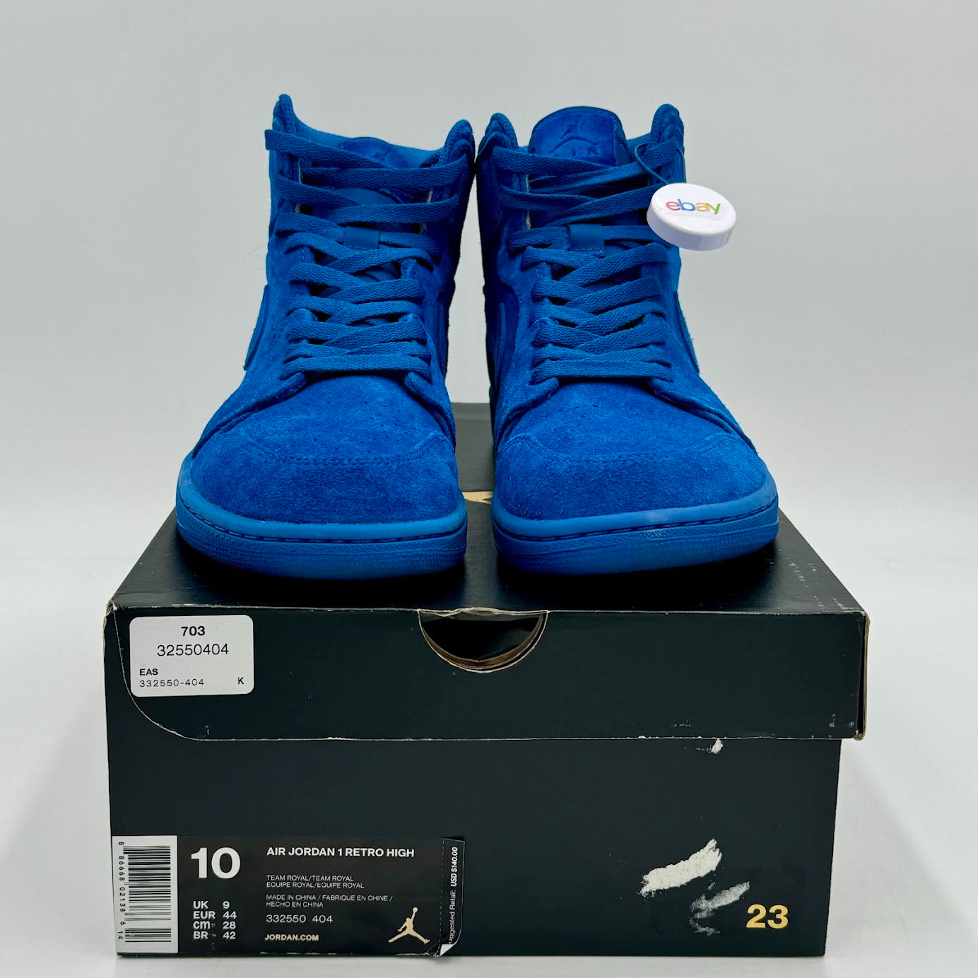 Jordan 1 Retro Blue Suede