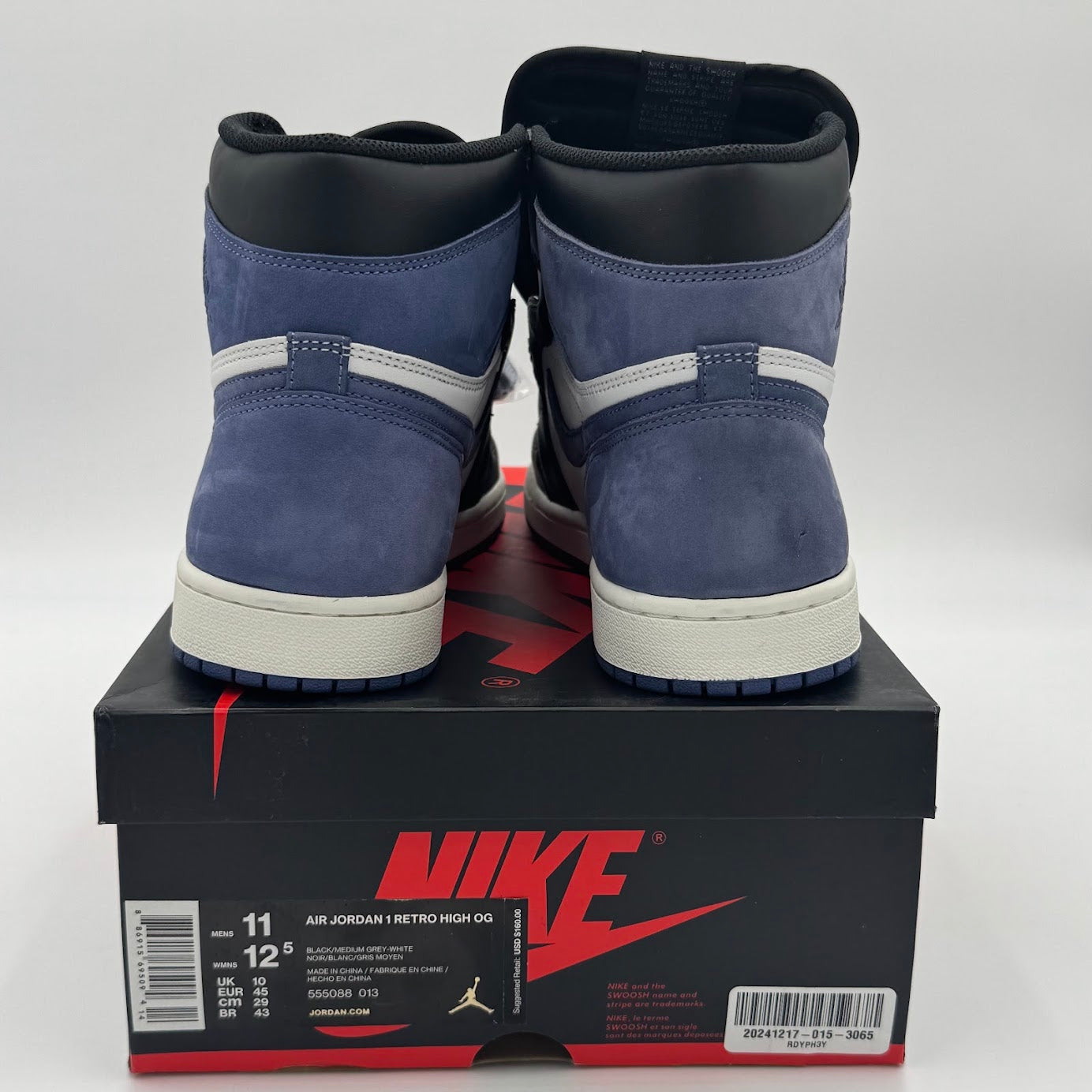 Jordan 1 Retro High Blue Moon