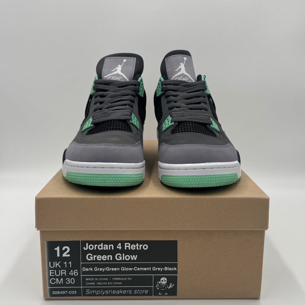 Jordan 4 Retro Green Glow