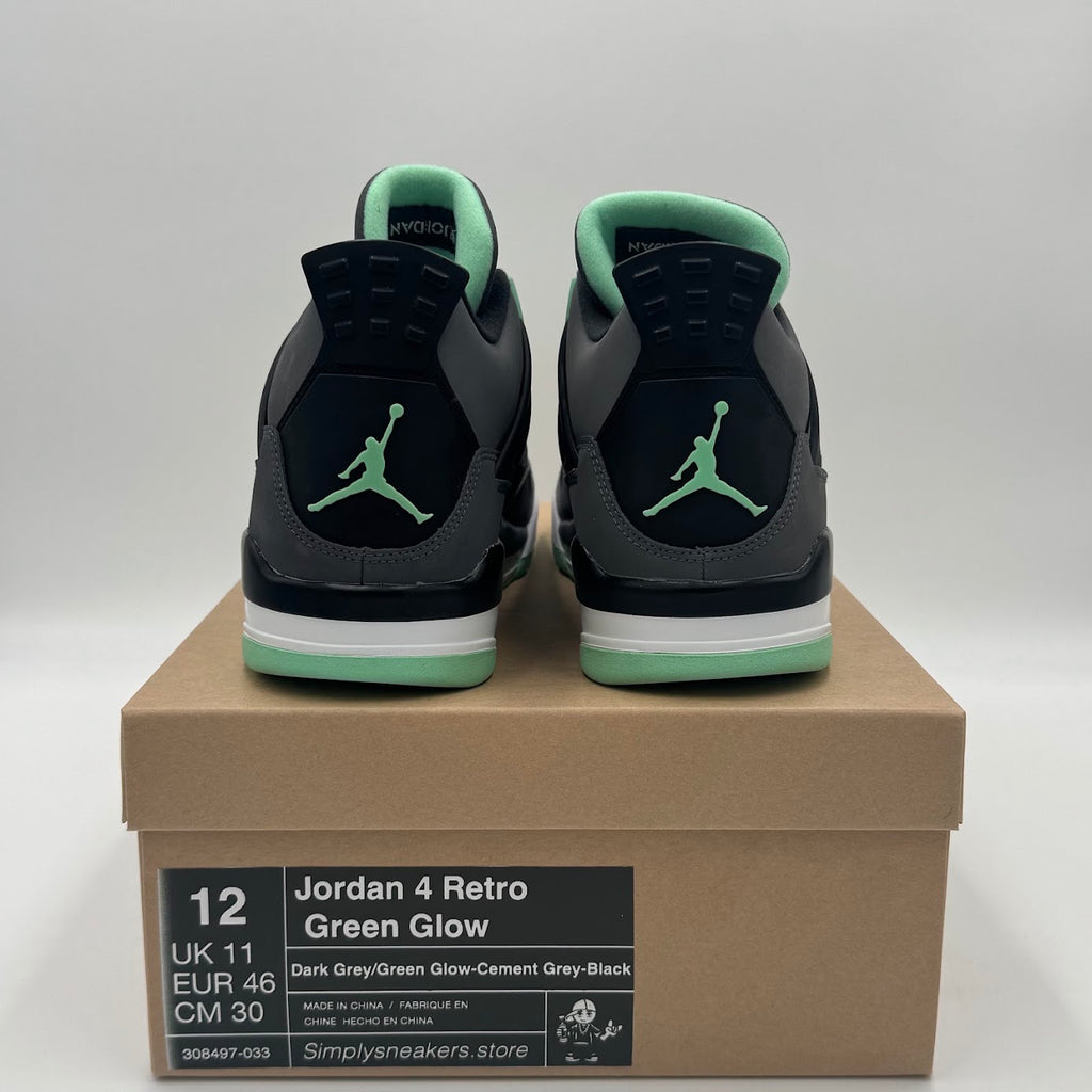 Jordan 4 Retro Green Glow