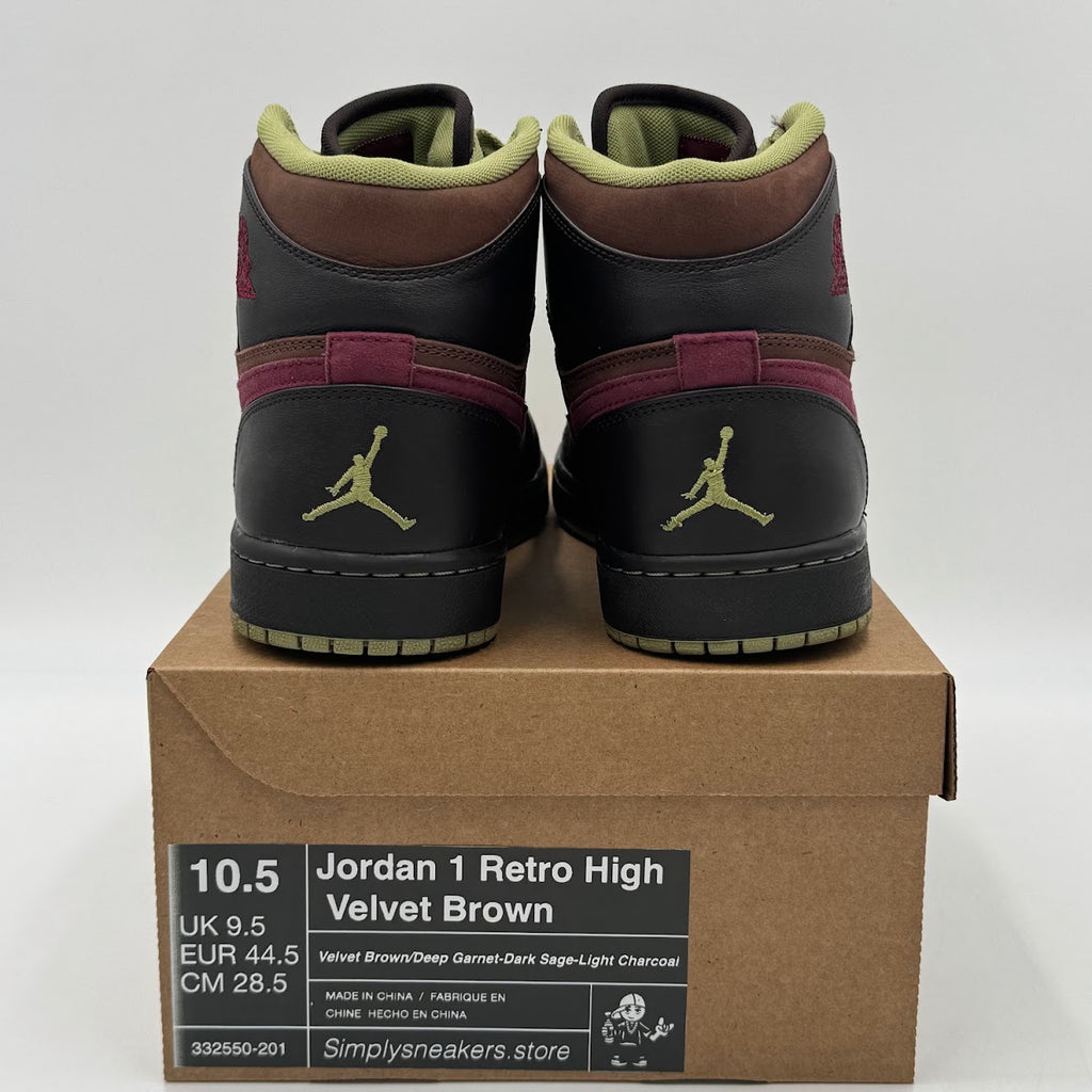 Jordan 1 Retro High Velvet Brown (2010)