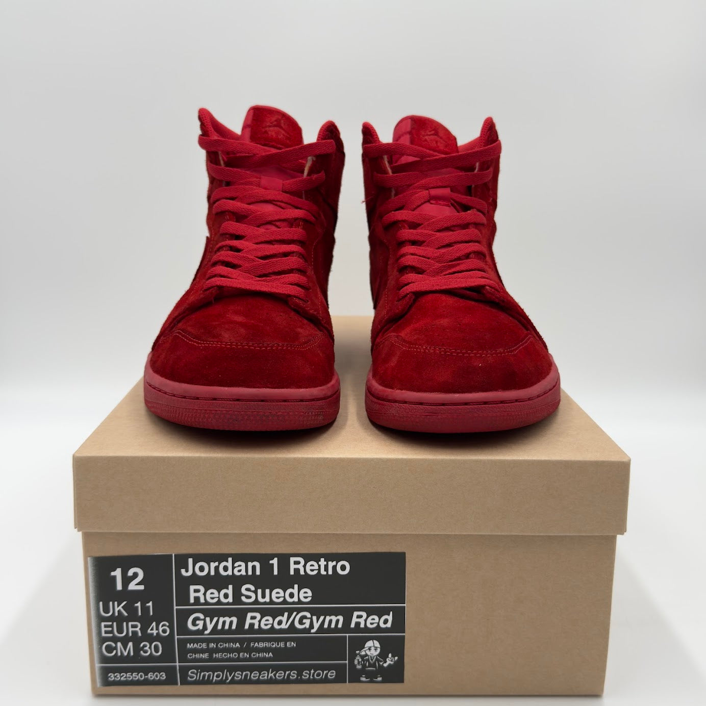 Jordan 1 Retro Red Suede