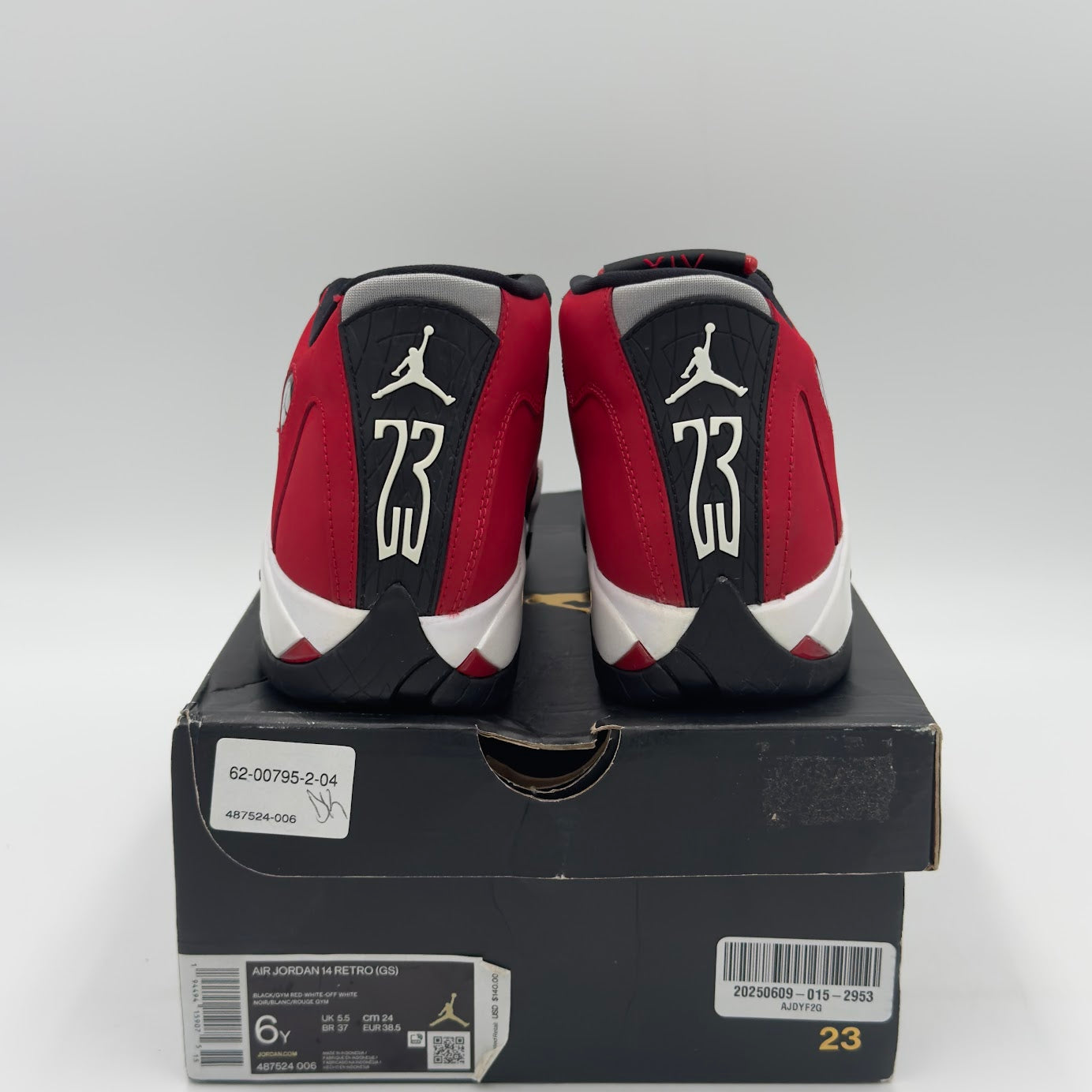 Jordan 14 Retro Gym Red Toro (GS)
