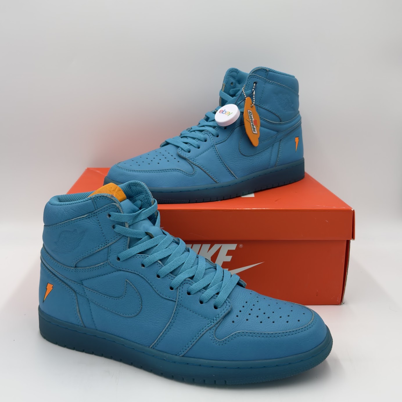 Jordan 1 Retro High Gatorade Blue Lagoon (Promo Sample)