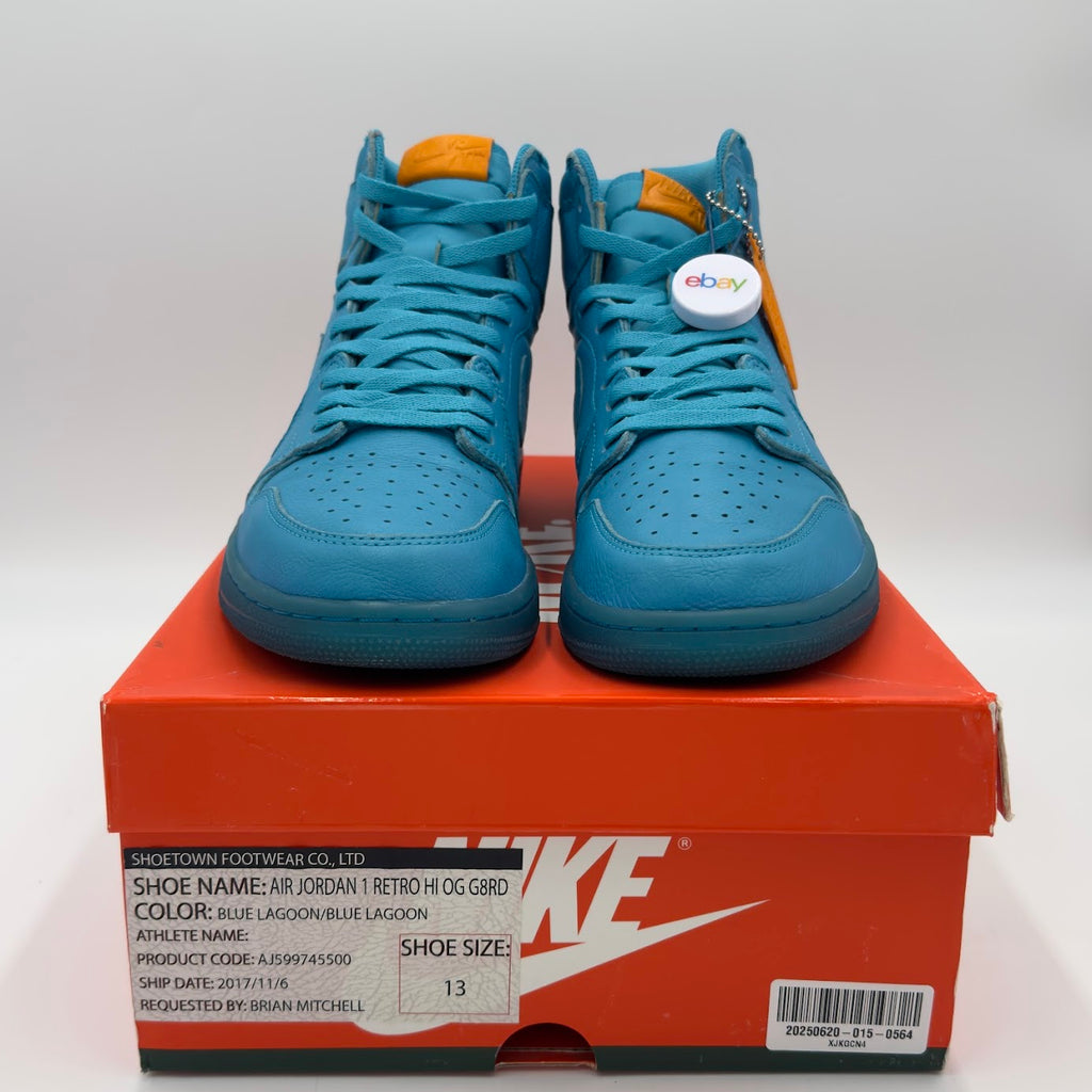 Jordan 1 Retro High Gatorade Blue Lagoon (Promo Sample)