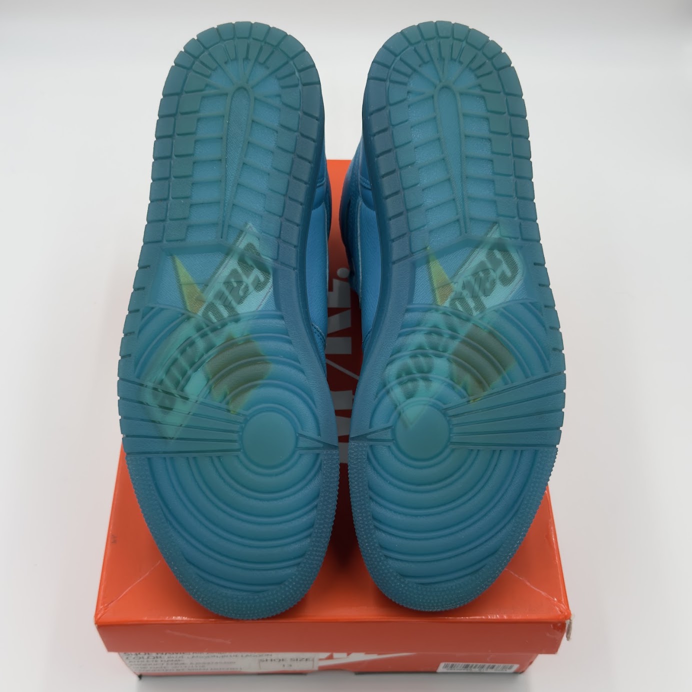 Jordan 1 Retro High Gatorade Blue Lagoon (Promo Sample)
